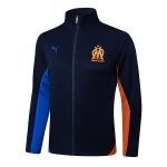 Vêtements De Sport Con Zip Larga Marseille 2024 2025 Bleu Marine