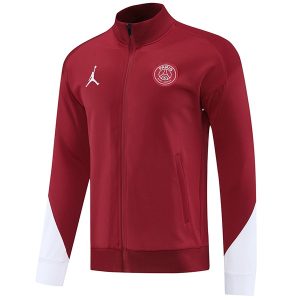 Vêtements De Sport Con Zip Larga Paris Saint Germain 2025 2026 Rouge Blanc