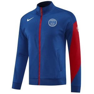 Vêtements De Sport Con Zip Larga Paris Saint Germain 2025 2026 Bleu Rouge