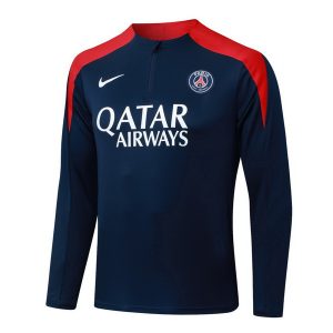 Sweat d'entraînement Paris Saint Germain 2025 2026 Bleu Marine I Rouge