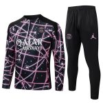 Ensemble Complet Sweat d'entraînement Paris Saint Germain 2025 2026 Noir Rose
